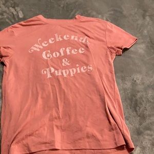 pink short-sleeve t-shirt